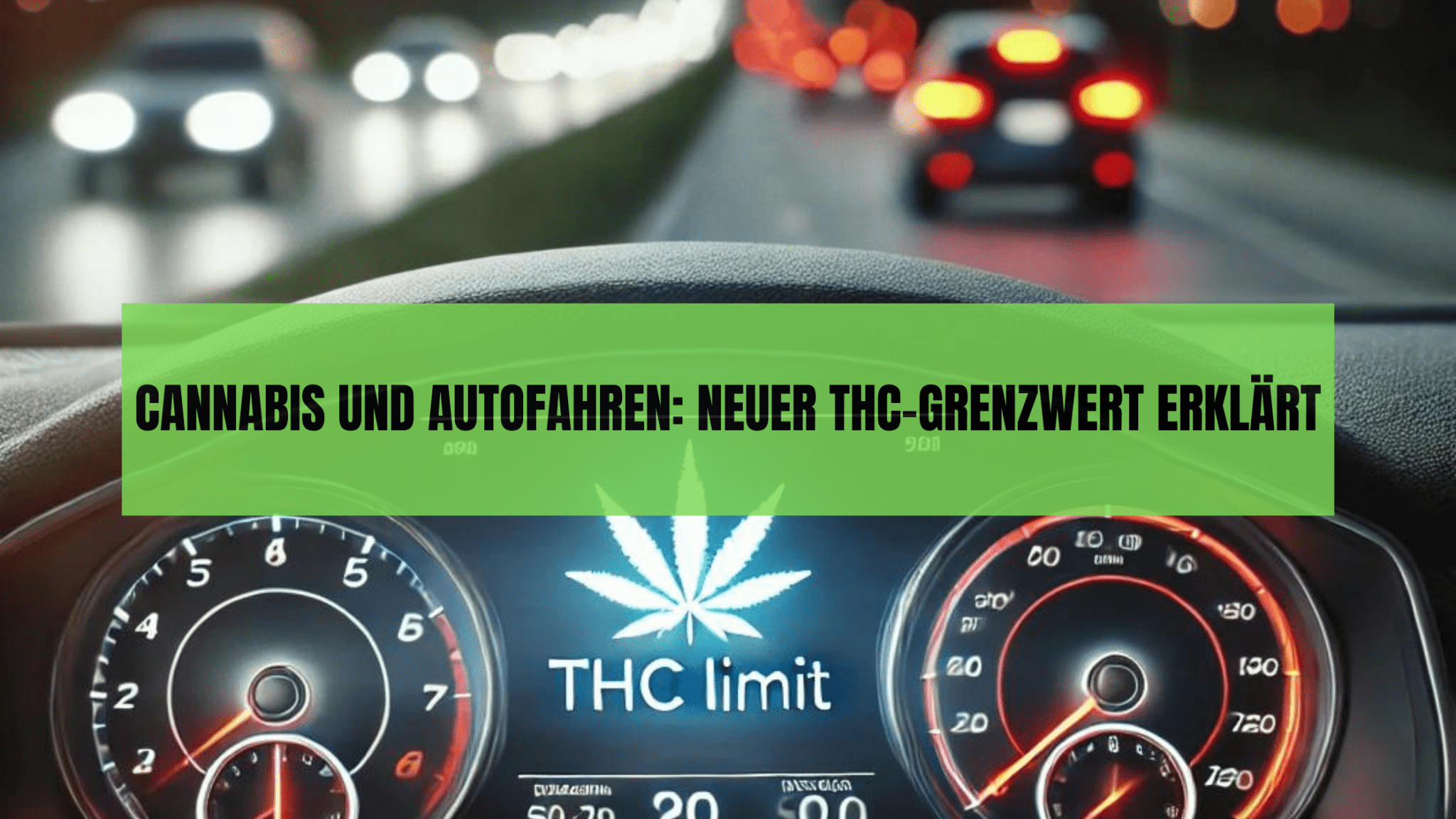 Cannabis und Autofahren: Neuer THC-Grenzwert erklärt