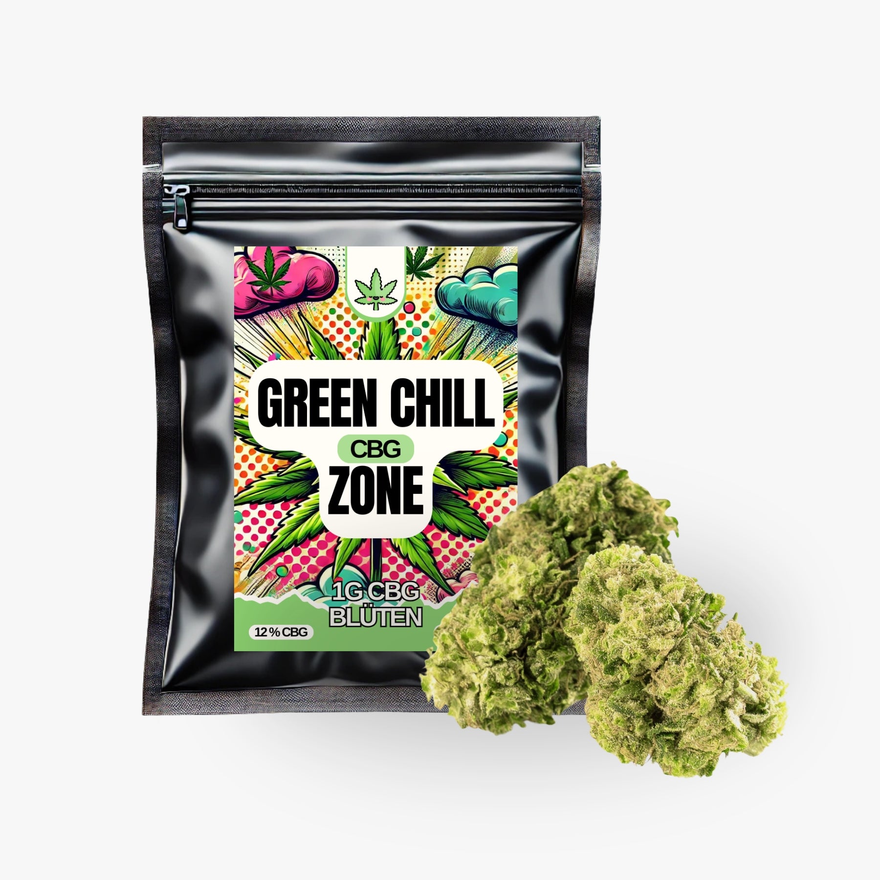 Green Chill Zone CBG Blüten
