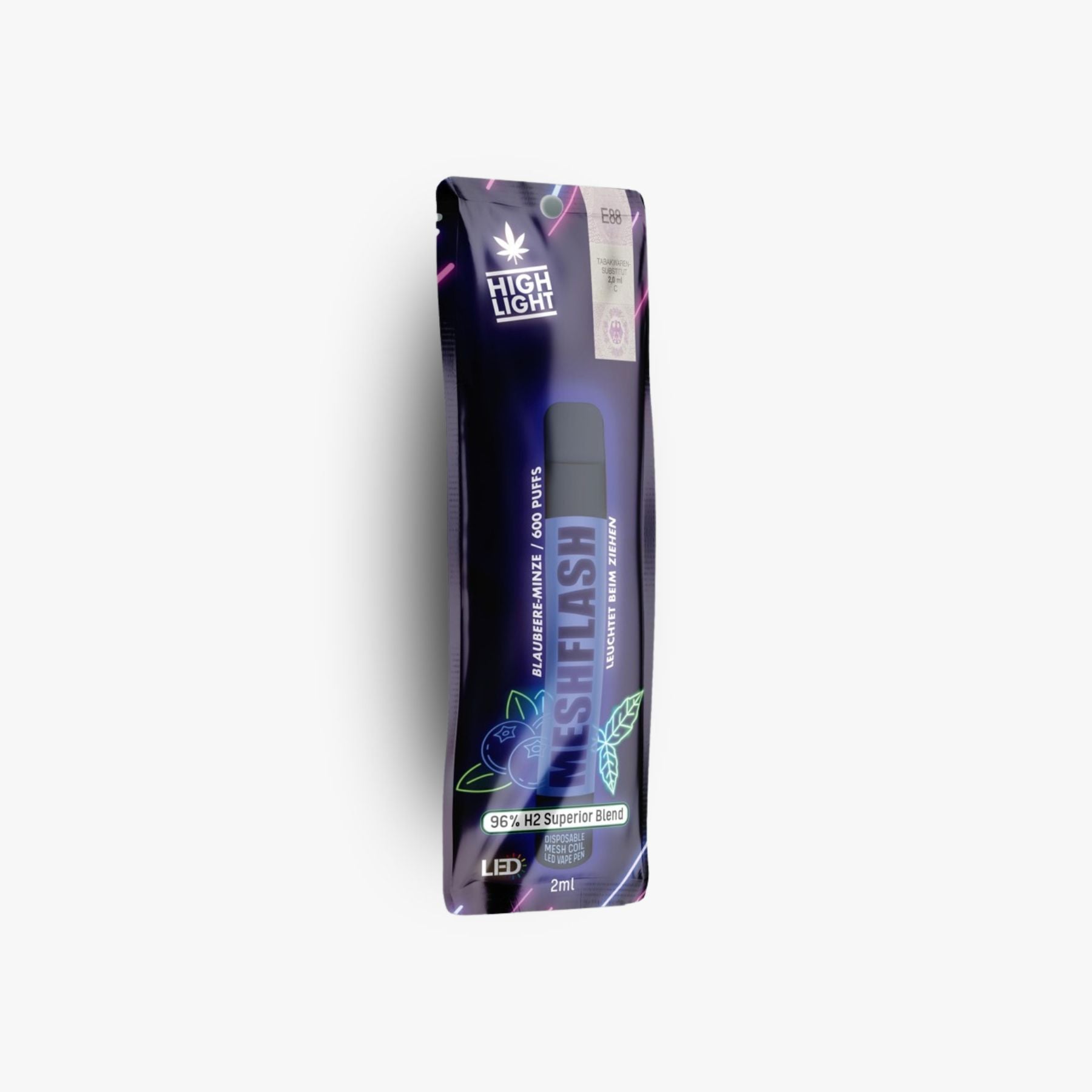 H2 Vape kaufen Blaubeer Minze
