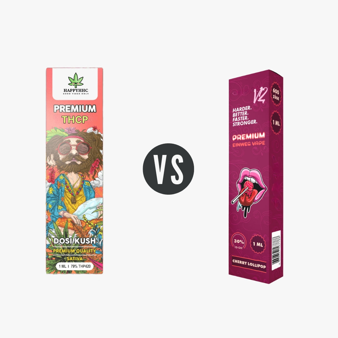 THCP Vape kaufen bei Happyhhc®  | THCP vs. HHC – Wo liegen die Unterschiede?